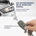 Ford 3-Button Keyless Go Faux Leather Silicone Car Key Cover