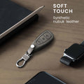 Ford 3-Button Keyless Go Faux Leather Silicone Car Key Cover