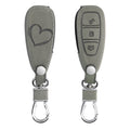 Ford 3-Button Keyless Go Faux Leather Silicone Car Key Cover