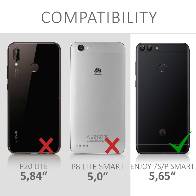 Case compatible with Huawei Enjoy 7S / P Smart (2017)