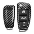 Audi 3-Button Flip Key Hardcover Car Key Cover