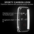kwmobile Car Key Cover Compatible with Land Rover Jaguar 5-Button Smart Key Hard Cover Protective Case Key Shell Cover