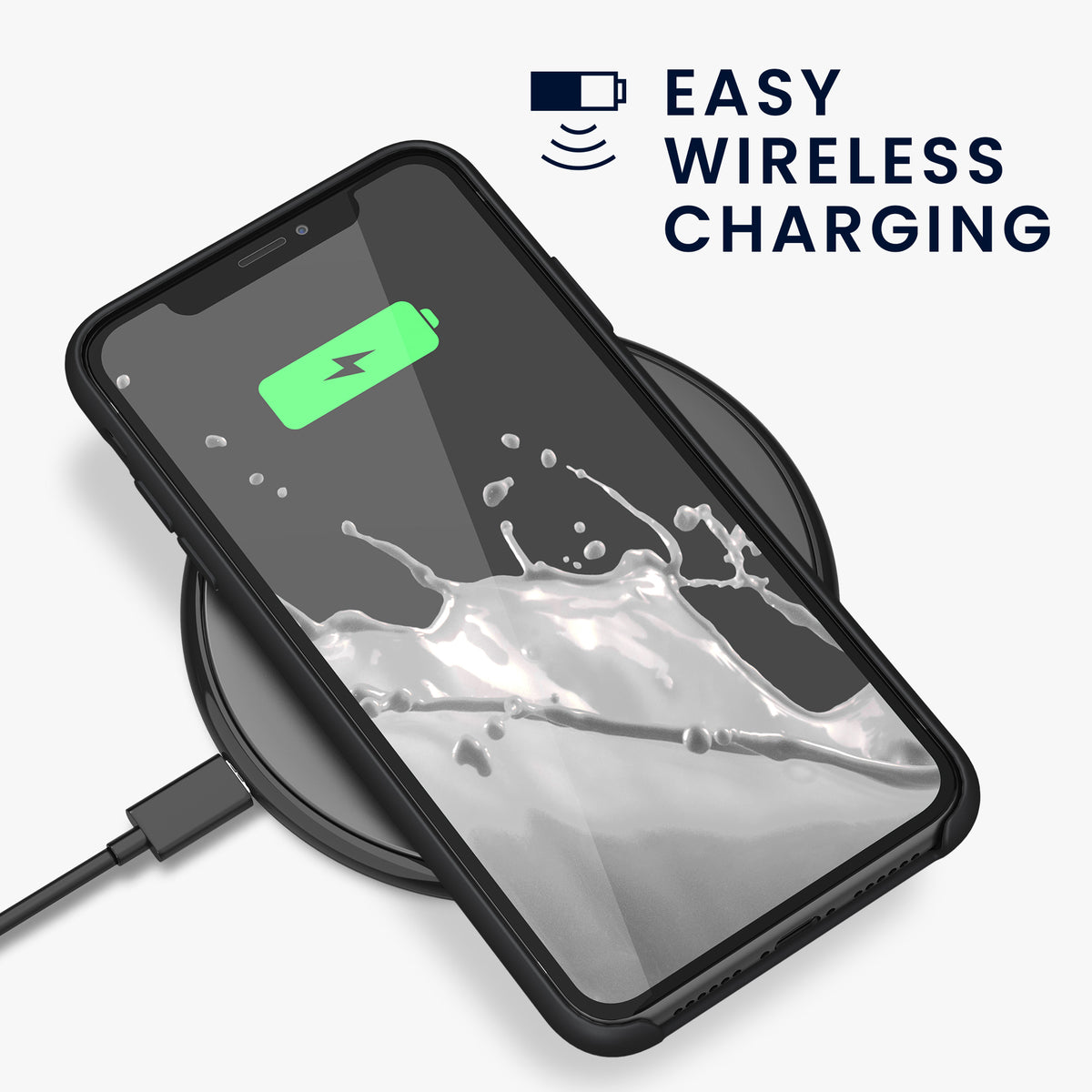 kwmobile Phone Case for Apple iPhone 11 - Silicone Case - Wireless Charging - Protective Cover