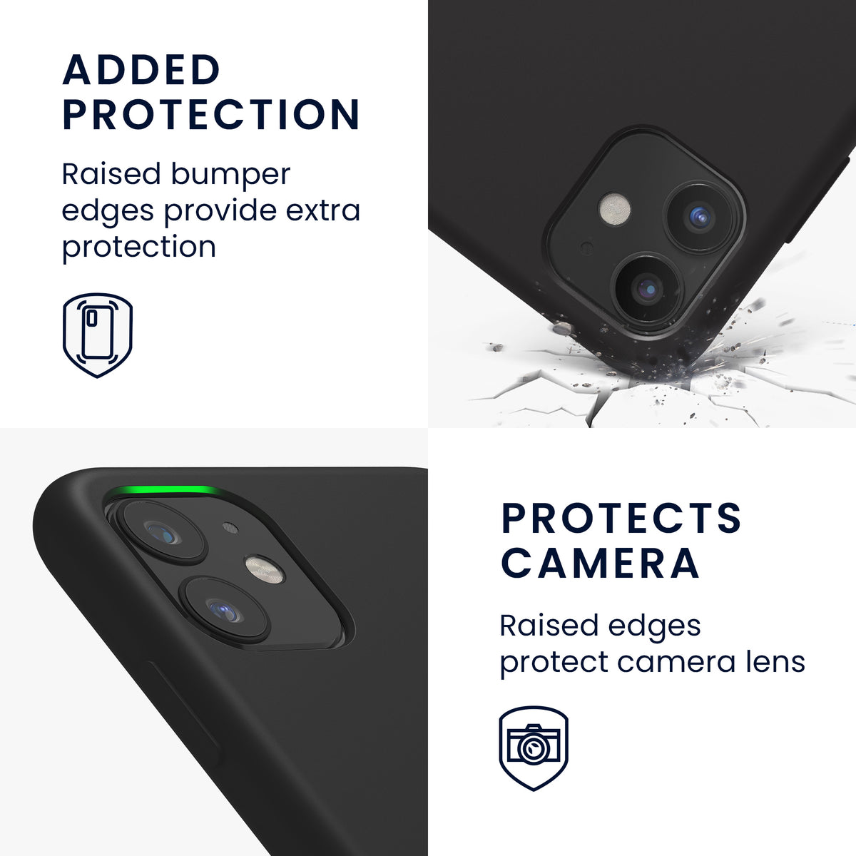 kwmobile Phone Case for Apple iPhone 11 - Silicone Case - Wireless Charging - Protective Cover