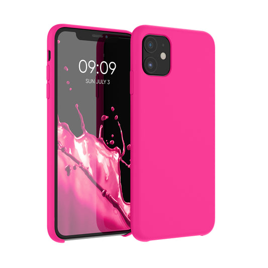 kwmobile Phone Case for Apple iPhone 11 - Silicone Case - Wireless Charging - Protective Cover