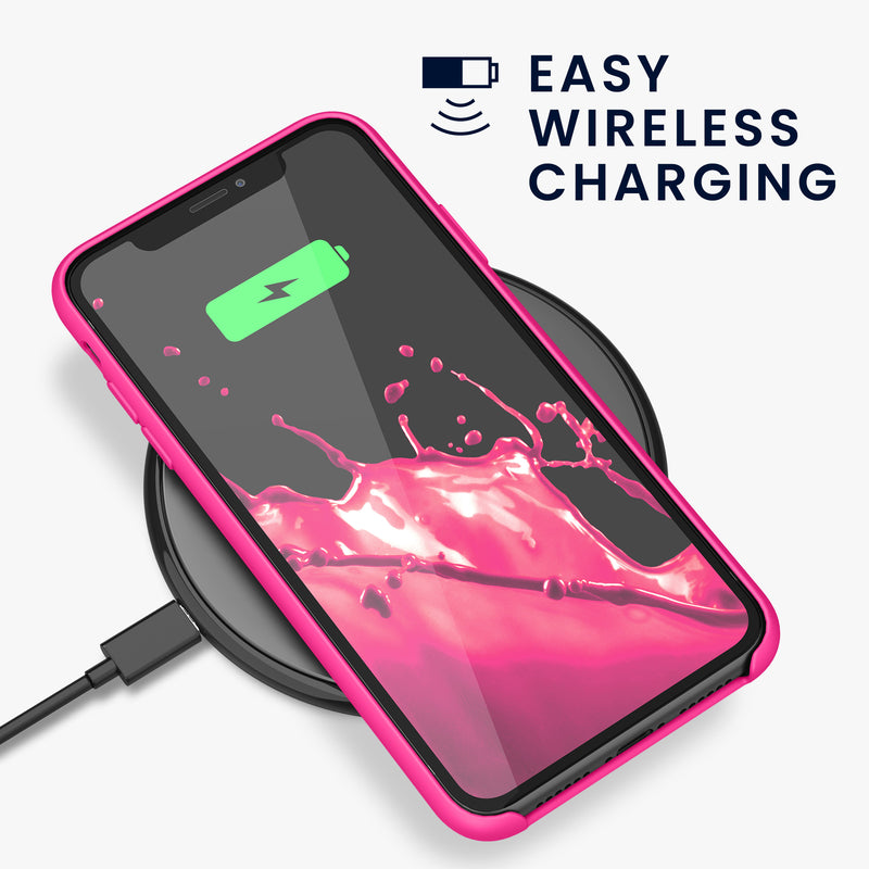 kwmobile Phone Case for Apple iPhone 11 - Silicone Case - Wireless Charging - Protective Cover