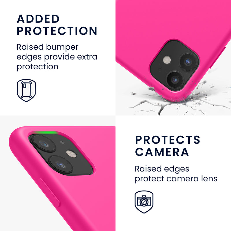kwmobile Phone Case for Apple iPhone 11 - Silicone Case - Wireless Charging - Protective Cover