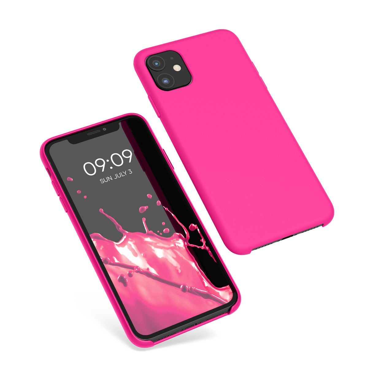 kwmobile Phone Case for Apple iPhone 11 - Silicone Case - Wireless Charging - Protective Cover