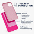 kwmobile Phone Case for Apple iPhone 11 - Silicone Case - Wireless Charging - Protective Cover