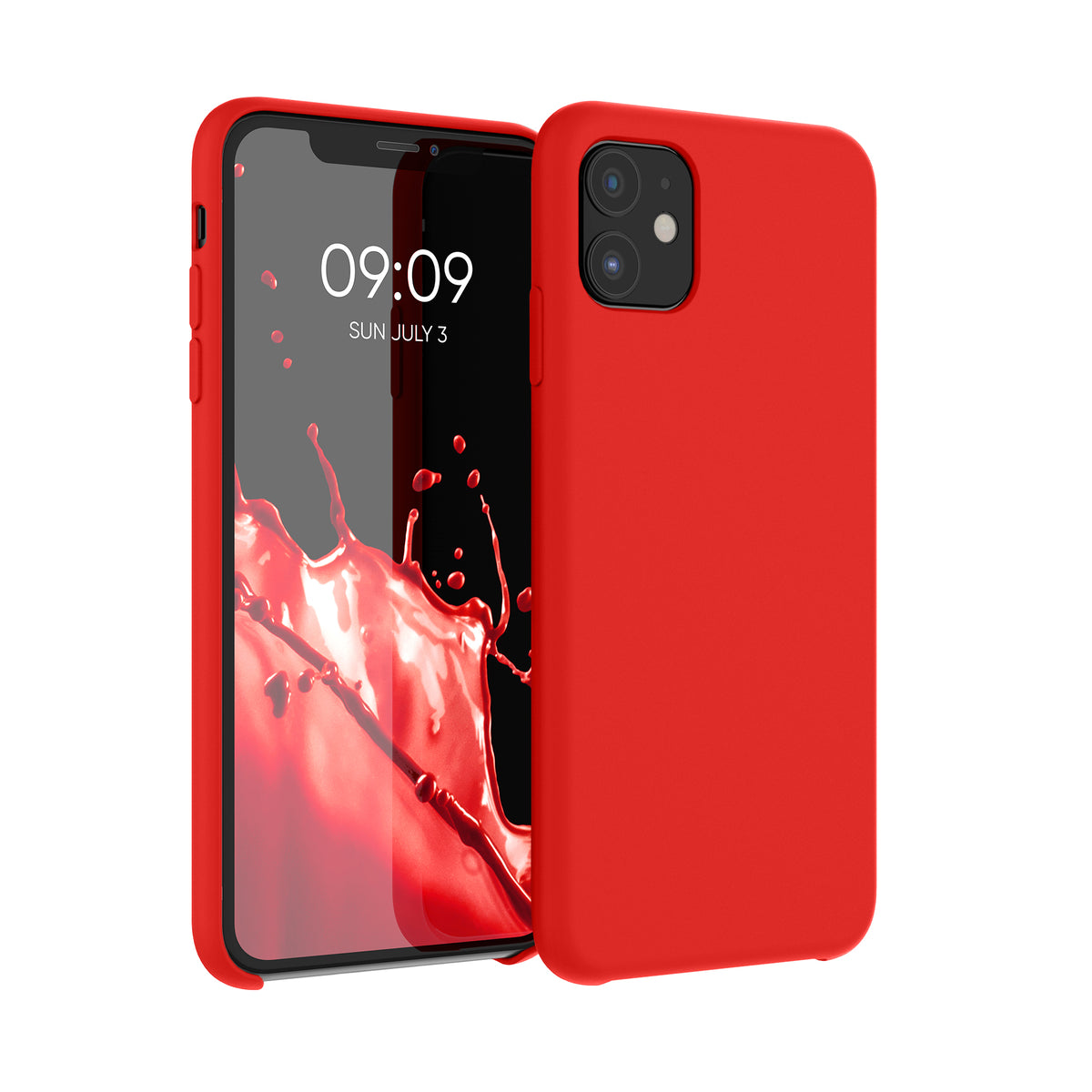 kwmobile Phone Case for Apple iPhone 11 - Silicone Case - Wireless Charging - Protective Cover