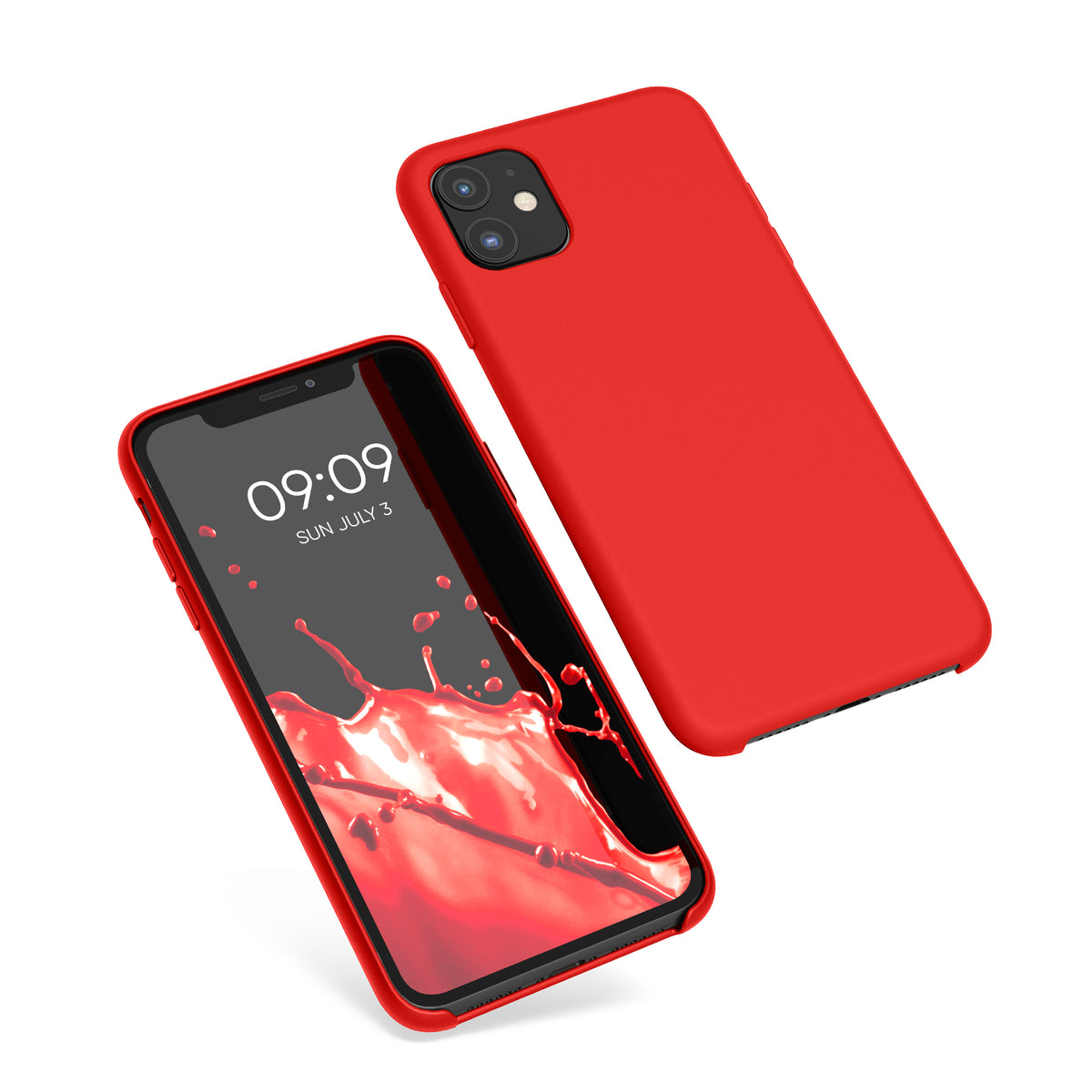 kwmobile Phone Case for Apple iPhone 11 - Silicone Case - Wireless Charging - Protective Cover