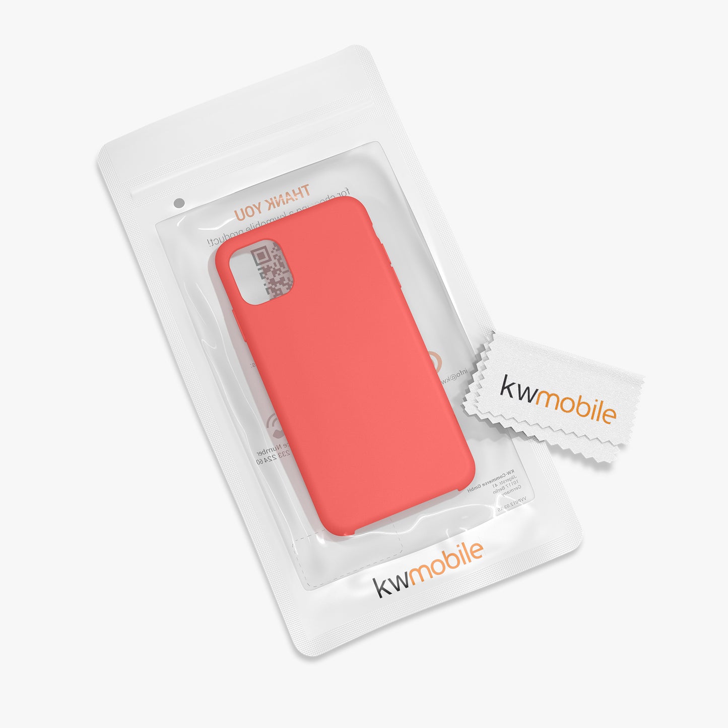 kwmobile Phone Case for Apple iPhone 11 - Silicone Case - Wireless Charging - Protective Cover