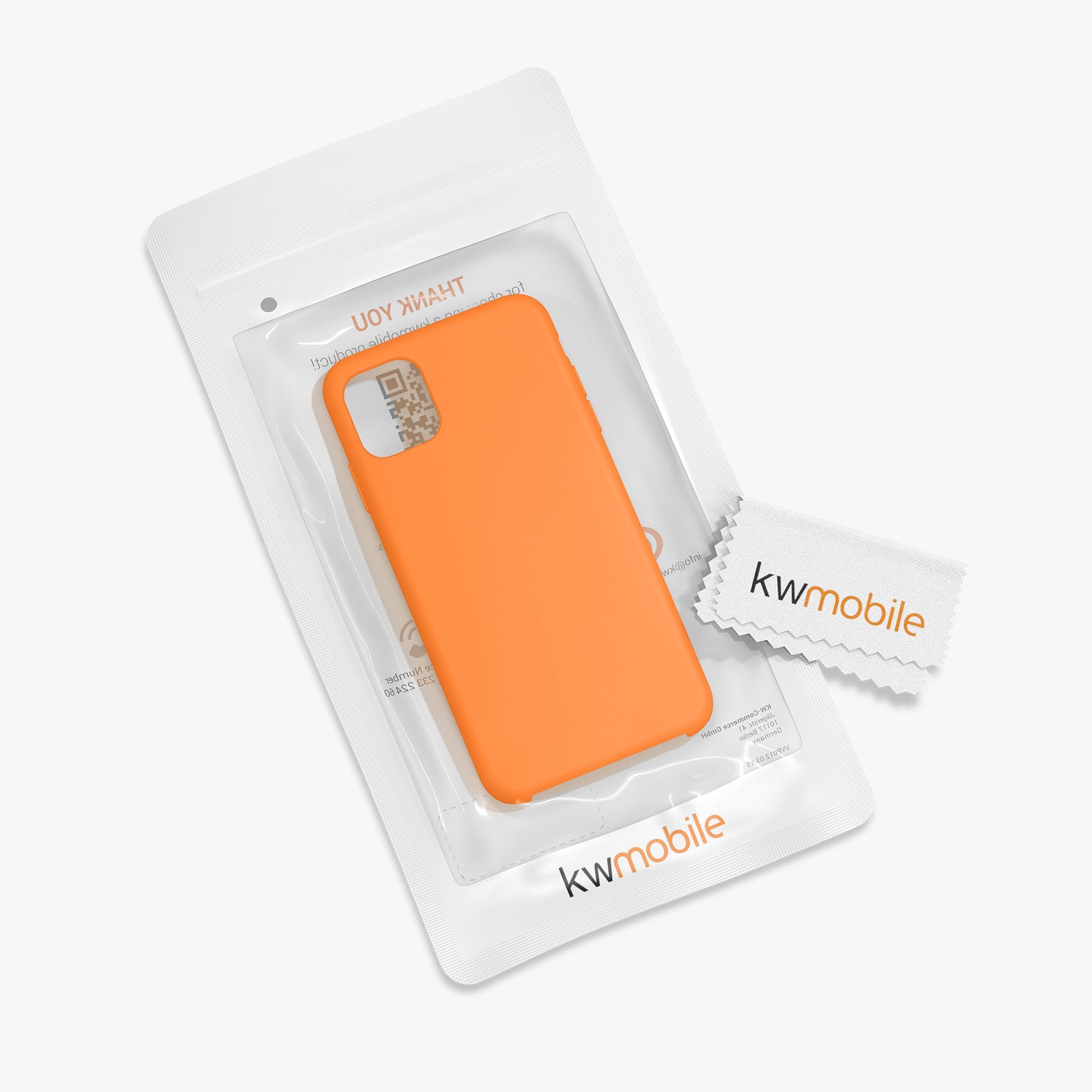 kwmobile Phone Case for Apple iPhone 11 - Silicone Case - Wireless Charging - Protective Cover