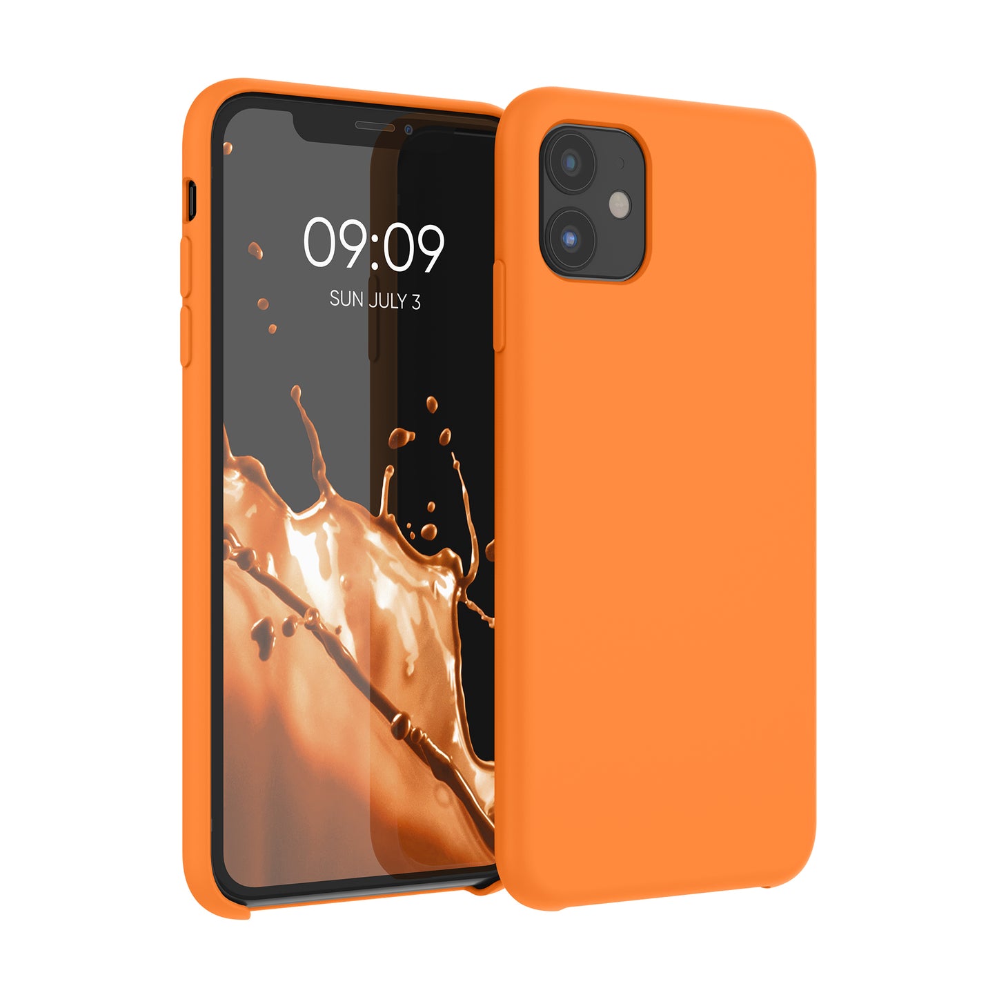 kwmobile Phone Case for Apple iPhone 11 - Silicone Case - Wireless Charging - Protective Cover