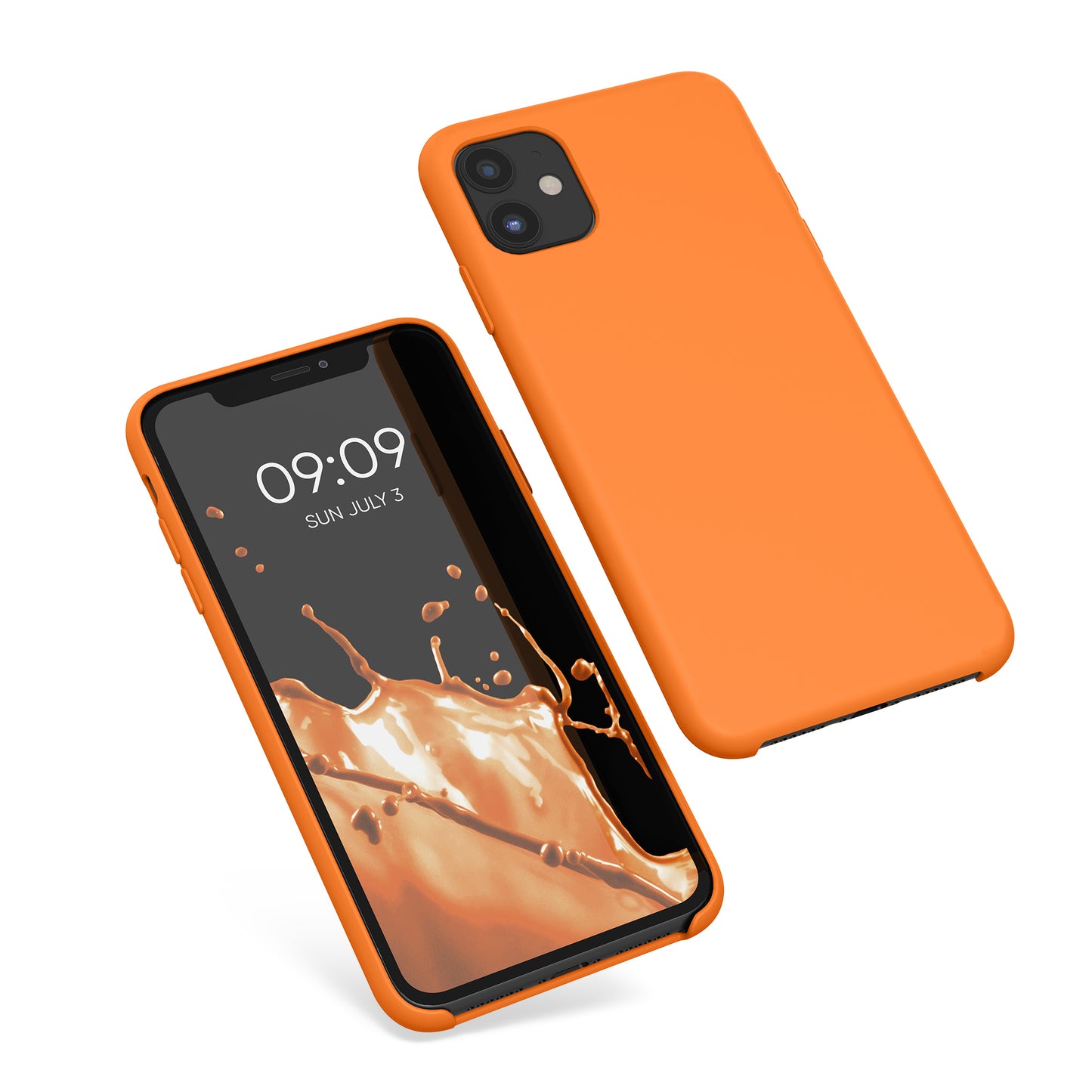 kwmobile Phone Case for Apple iPhone 11 - Silicone Case - Wireless Charging - Protective Cover