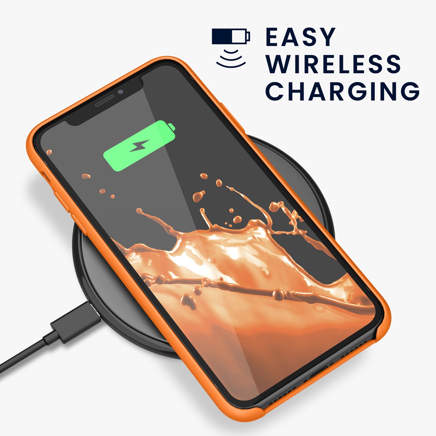 kwmobile Phone Case for Apple iPhone 11 - Silicone Case - Wireless Charging - Protective Cover
