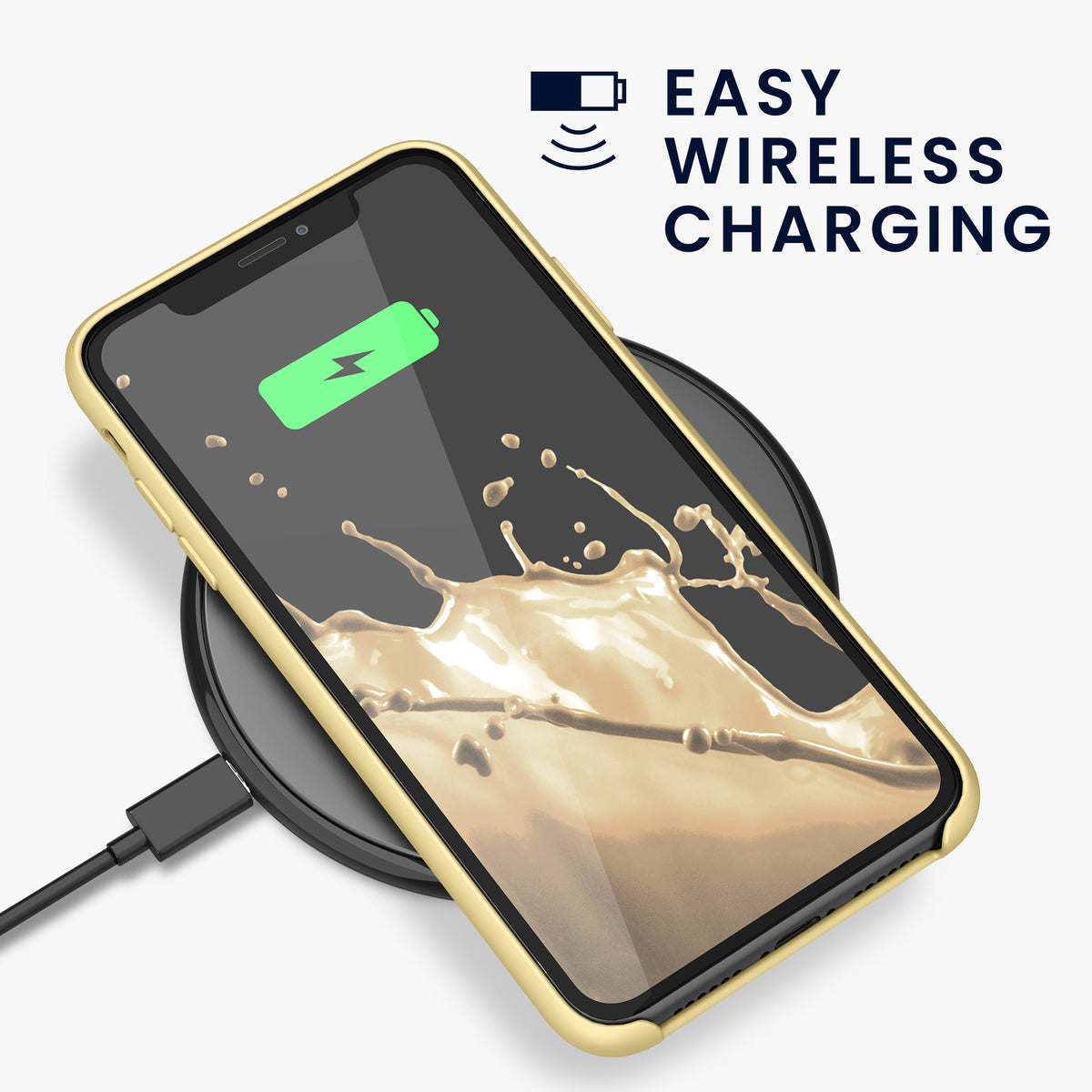 kwmobile Phone Case for Apple iPhone 11 - Silicone Case - Wireless Charging - Protective Cover