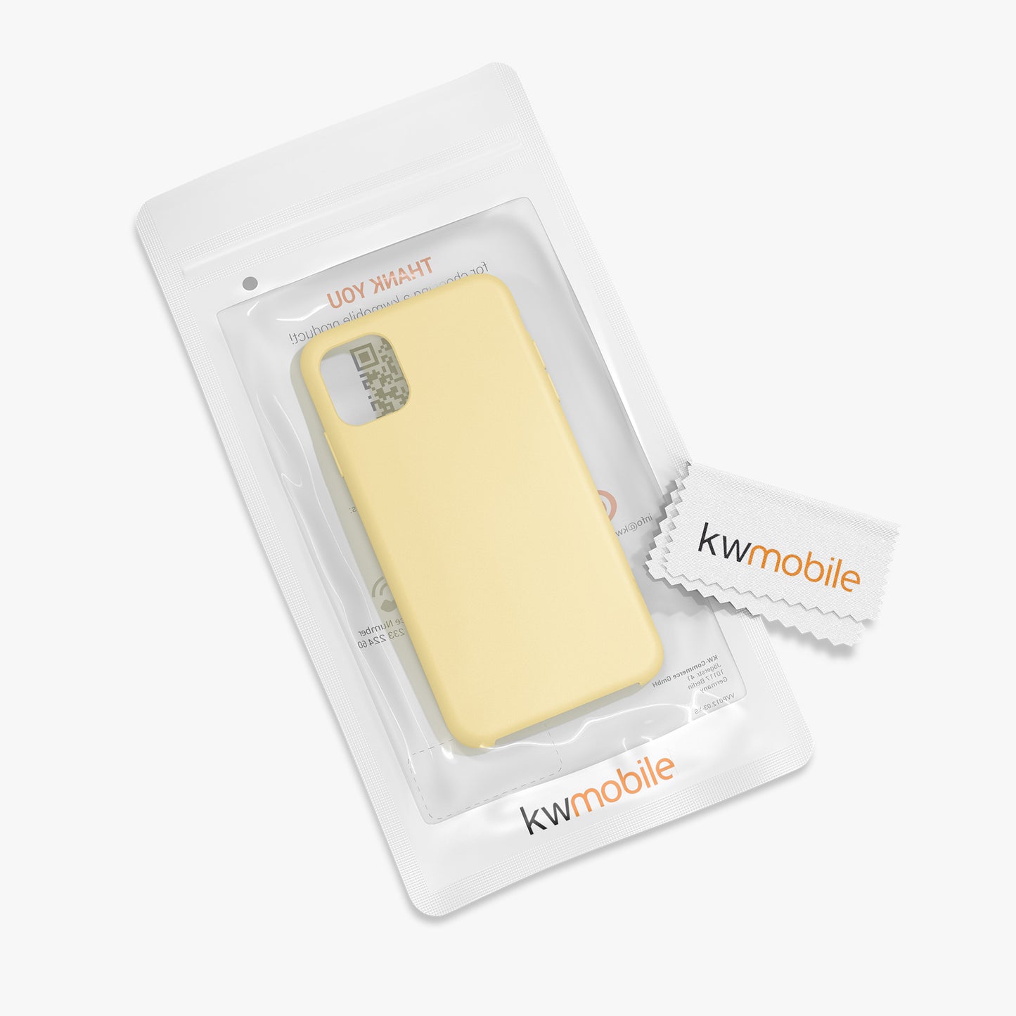 kwmobile Phone Case for Apple iPhone 11 - Silicone Case - Wireless Charging - Protective Cover