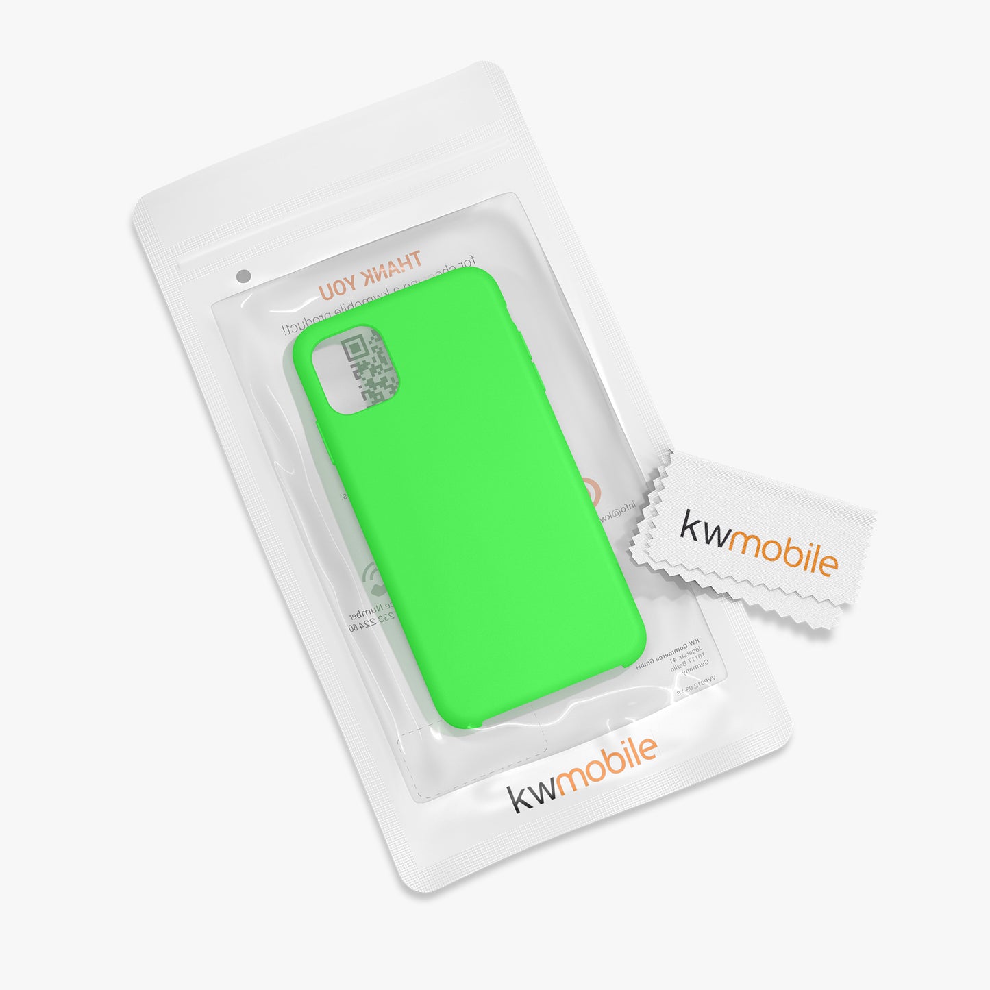 kwmobile Phone Case for Apple iPhone 11 - Silicone Case - Wireless Charging - Protective Cover