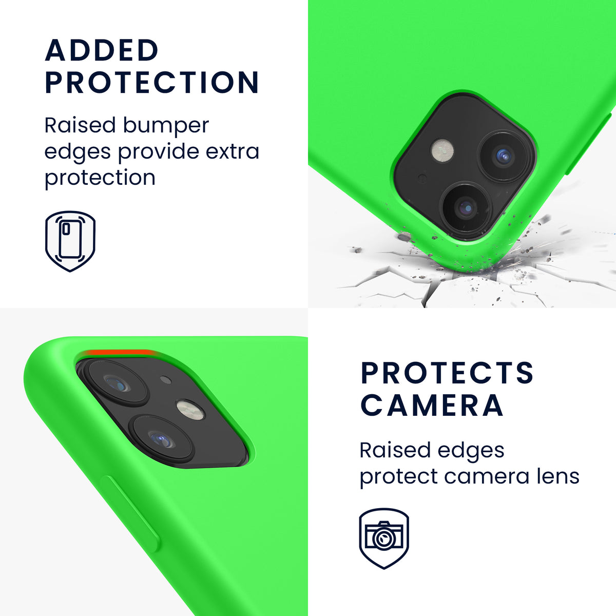 kwmobile Phone Case for Apple iPhone 11 - Silicone Case - Wireless Charging - Protective Cover