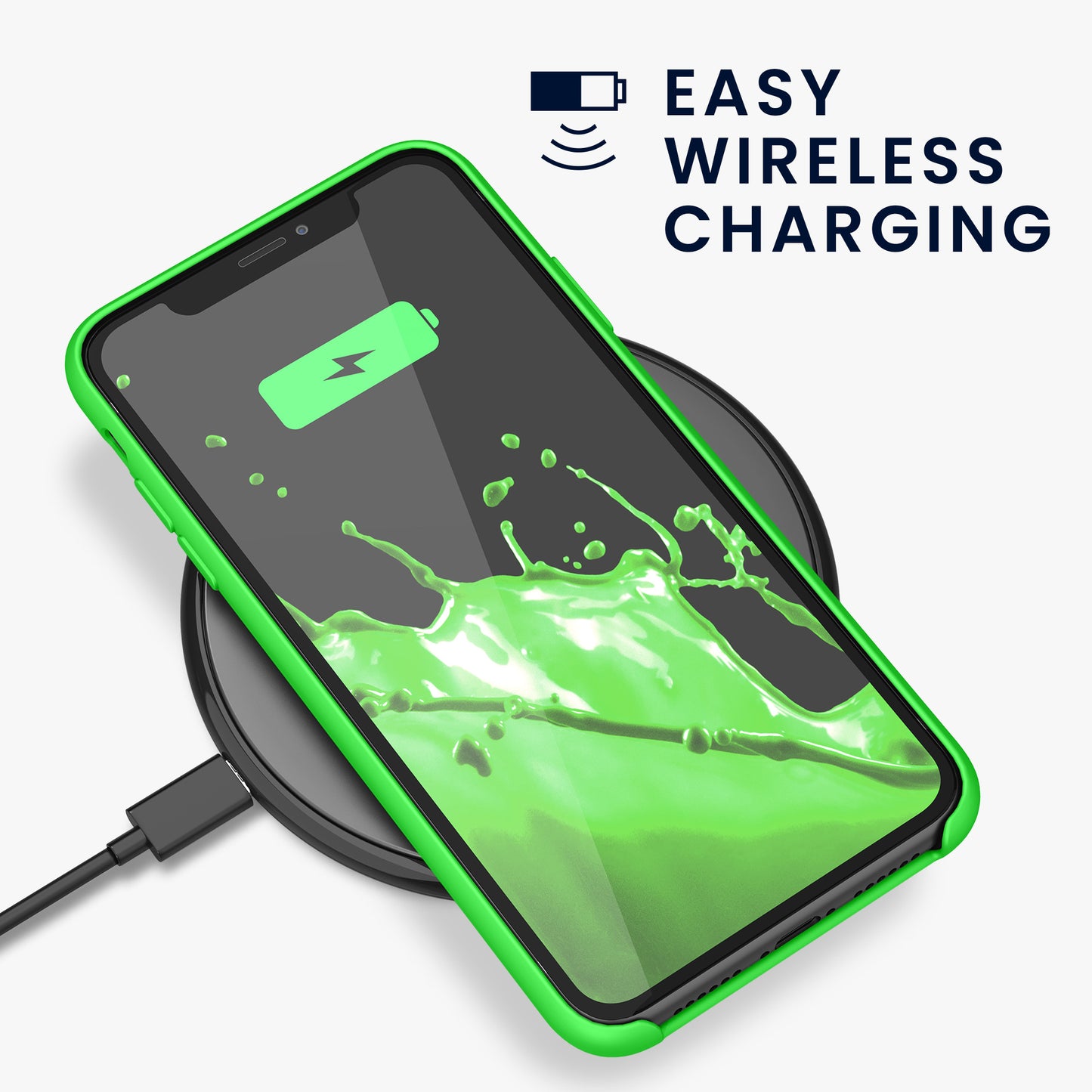 kwmobile Phone Case for Apple iPhone 11 - Silicone Case - Wireless Charging - Protective Cover