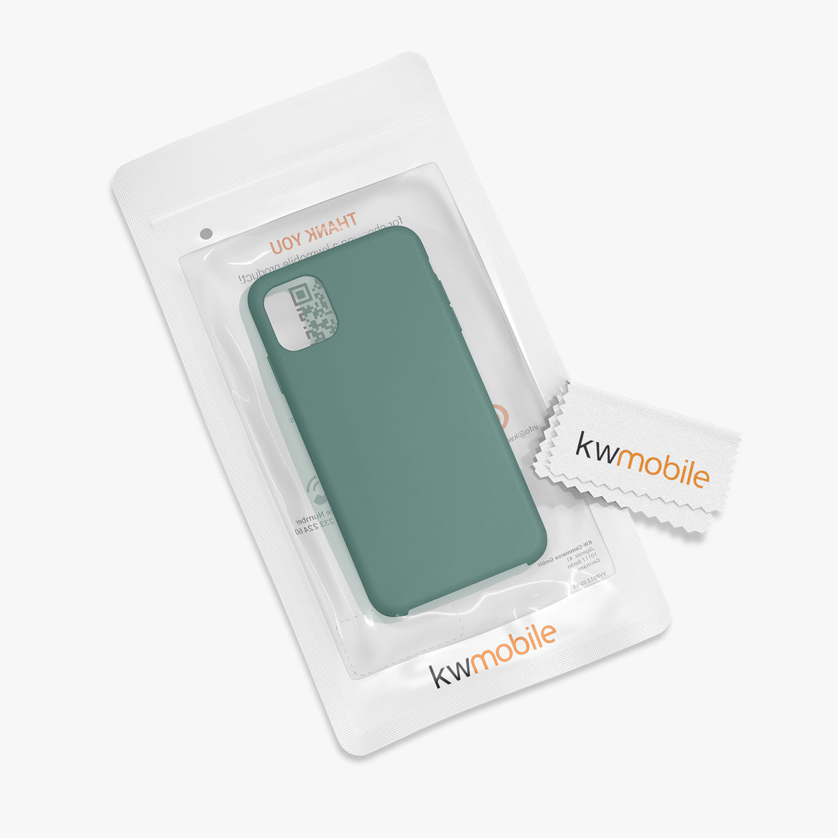 kwmobile Phone Case for Apple iPhone 11 - Silicone Case - Wireless Charging - Protective Cover