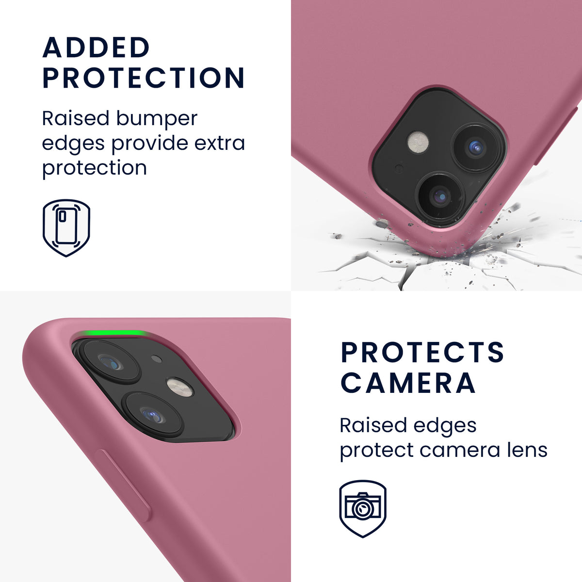 kwmobile Phone Case for Apple iPhone 11 - Silicone Case - Wireless Charging - Protective Cover