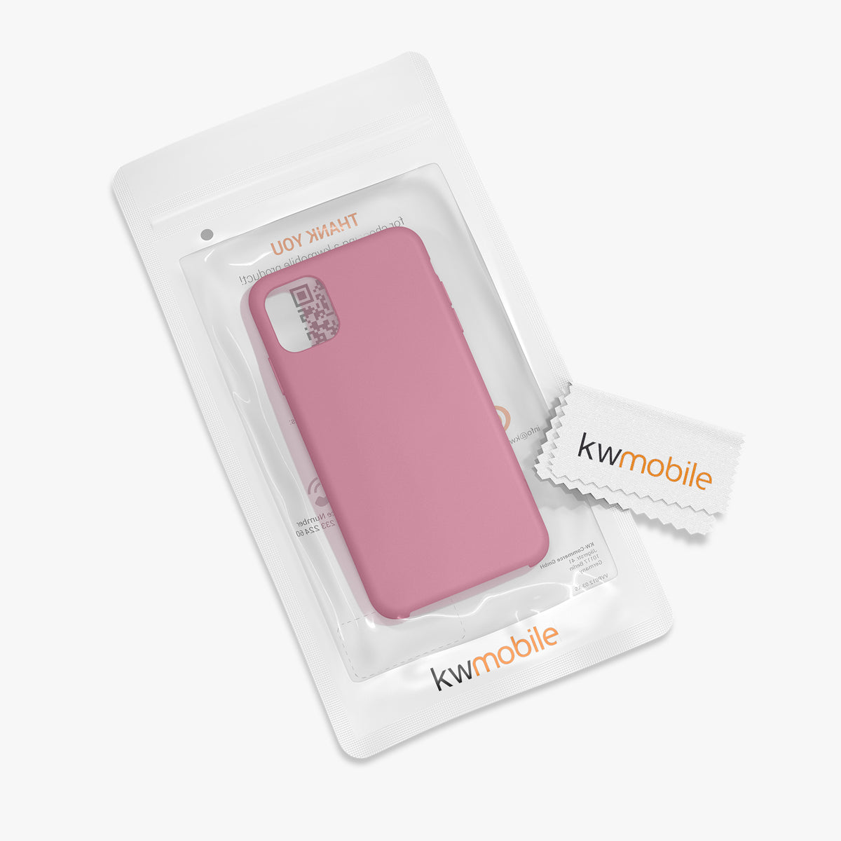 kwmobile Phone Case for Apple iPhone 11 - Silicone Case - Wireless Charging - Protective Cover