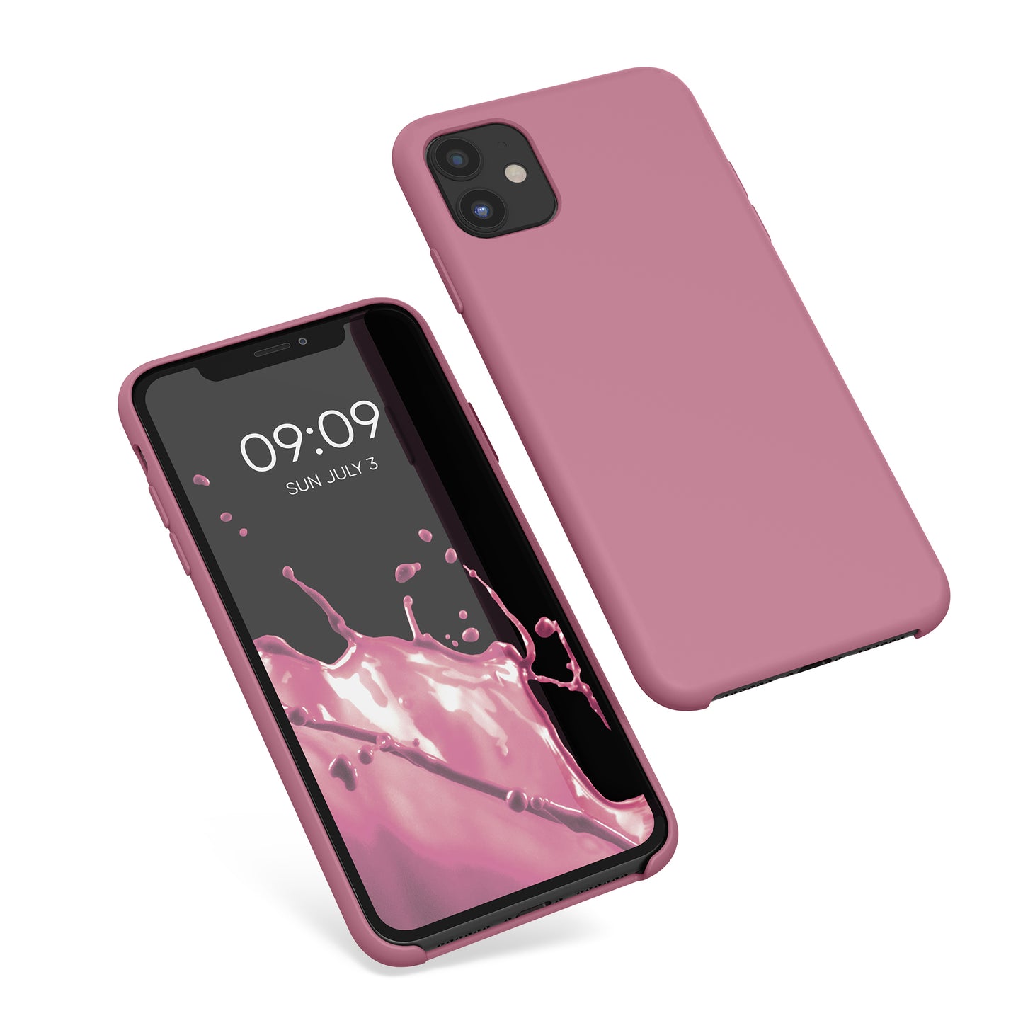 kwmobile Phone Case for Apple iPhone 11 - Silicone Case - Wireless Charging - Protective Cover