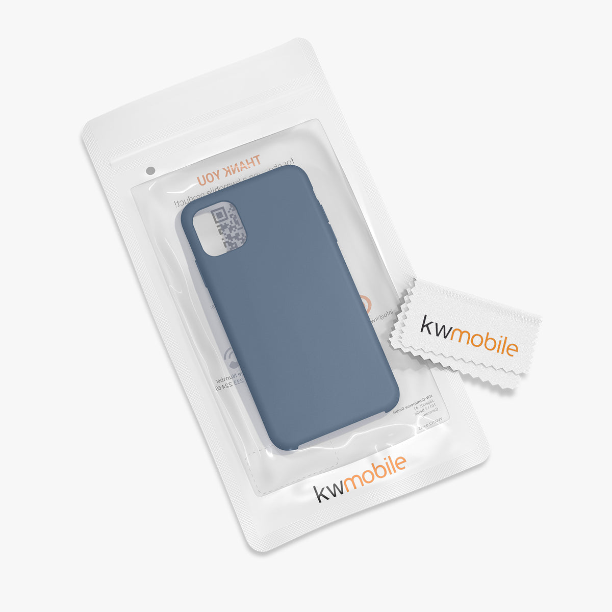 kwmobile Phone Case for Apple iPhone 11 - Silicone Case - Wireless Charging - Protective Cover