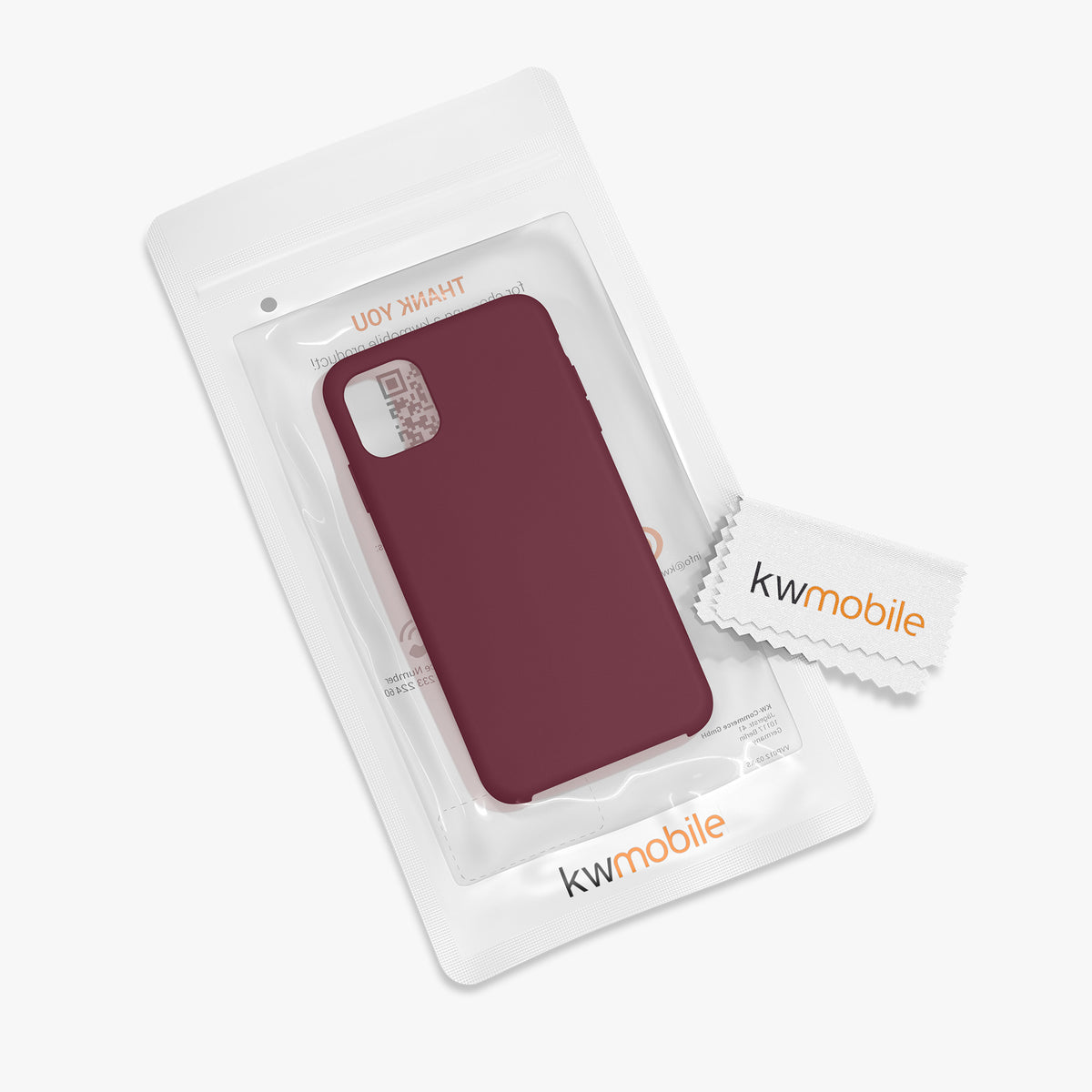 kwmobile Phone Case for Apple iPhone 11 - Silicone Case - Wireless Charging - Protective Cover