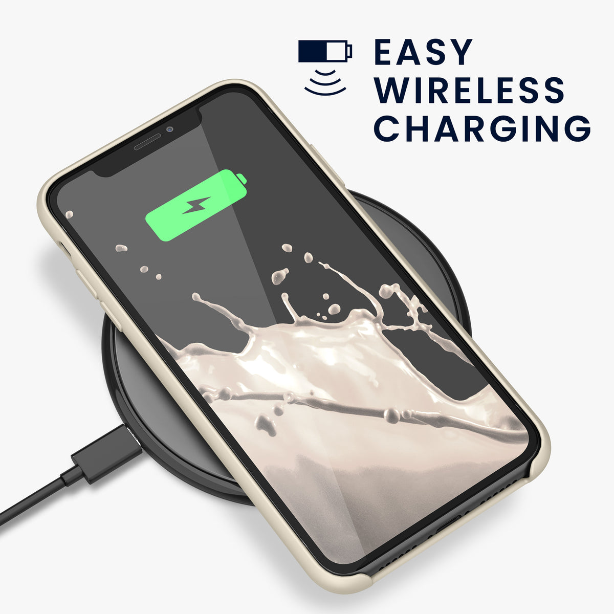 kwmobile Phone Case for Apple iPhone 11 - Silicone Case - Wireless Charging - Protective Cover