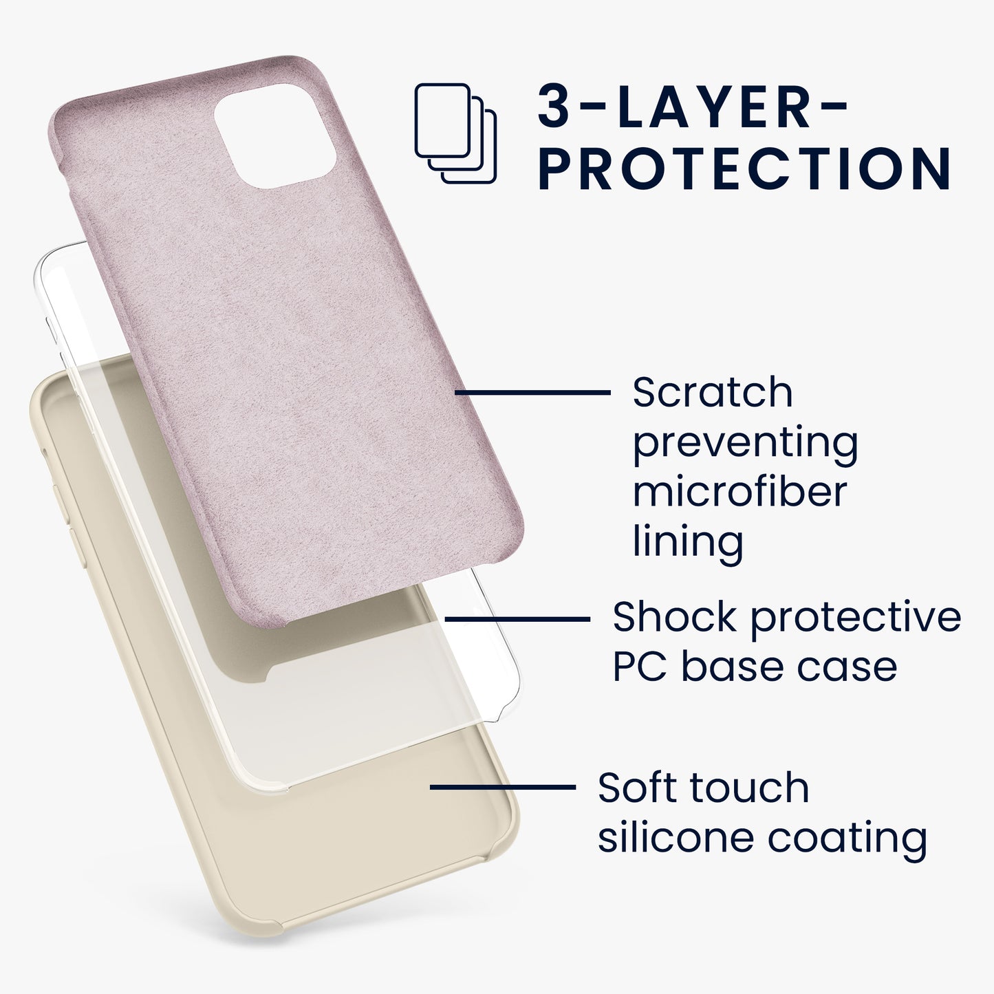 kwmobile Phone Case for Apple iPhone 11 - Silicone Case - Wireless Charging - Protective Cover