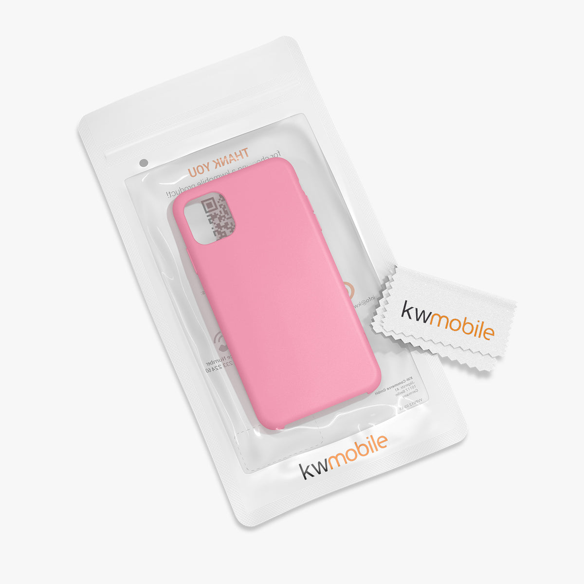 kwmobile Phone Case for Apple iPhone 11 - Silicone Case - Wireless Charging - Protective Cover