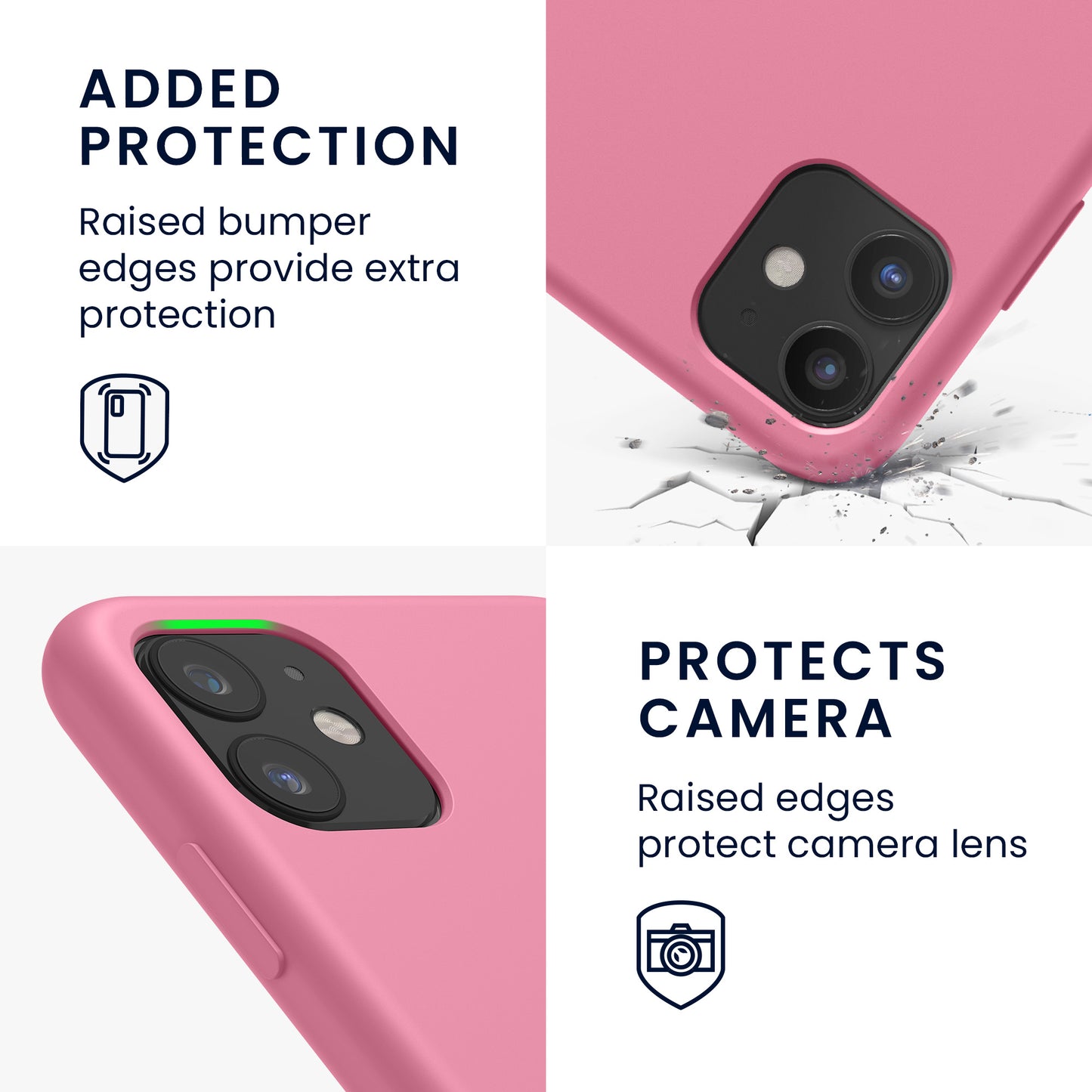 kwmobile Phone Case for Apple iPhone 11 - Silicone Case - Wireless Charging - Protective Cover