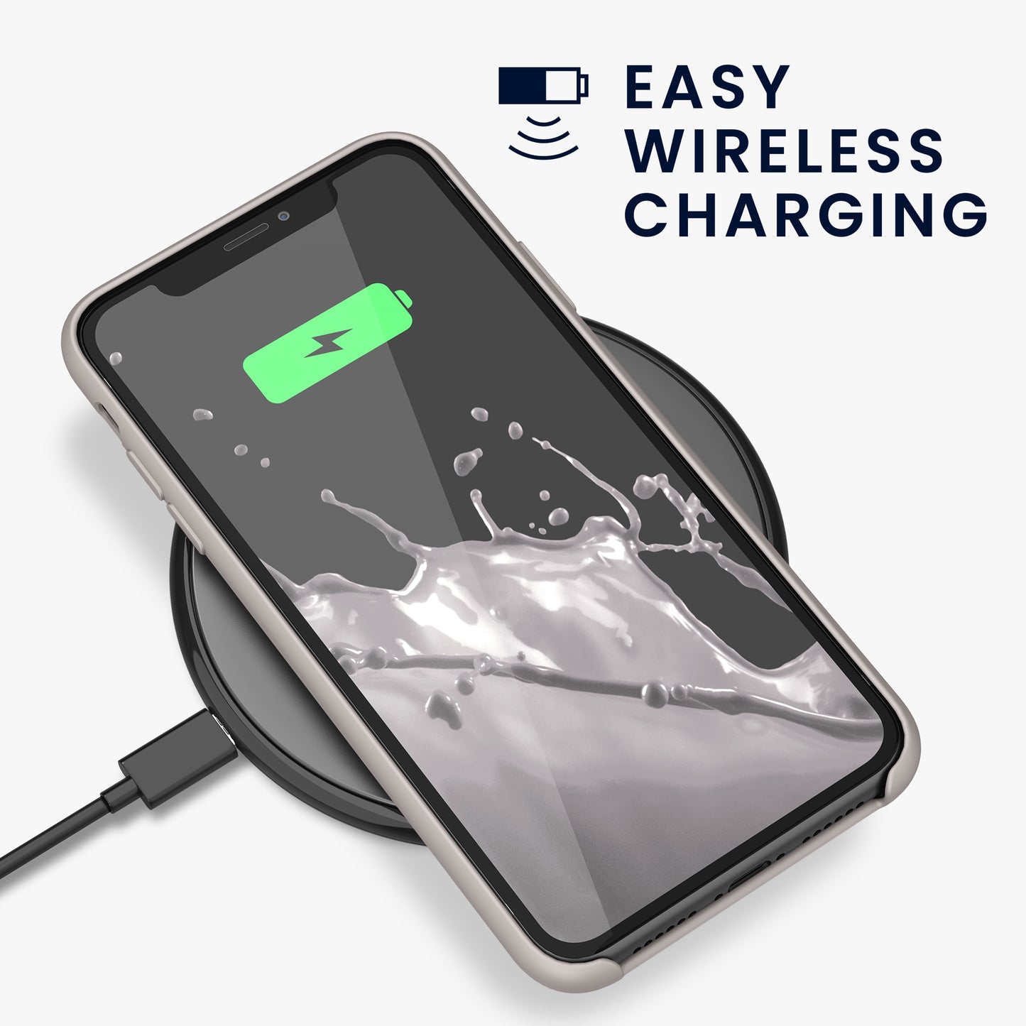kwmobile Phone Case for Apple iPhone 11 - Silicone Case - Wireless Charging - Protective Cover