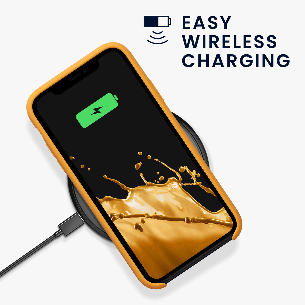 kwmobile Phone Case for Apple iPhone 11 - Silicone Case - Wireless Charging - Protective Cover