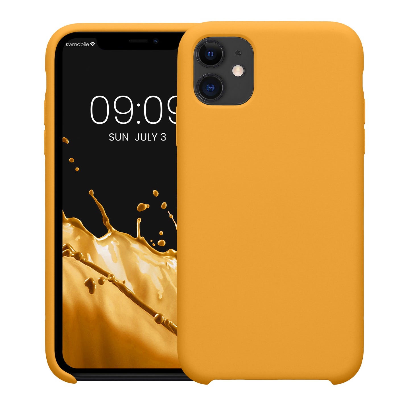 kwmobile Phone Case for Apple iPhone 11 - Silicone Case - Wireless Charging - Protective Cover