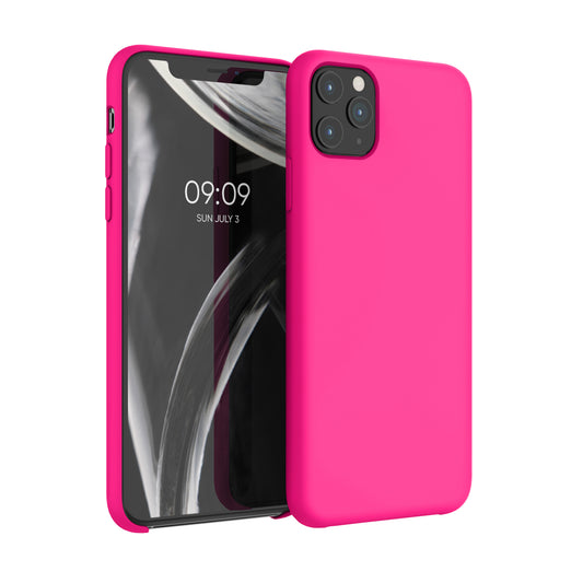 kwmobile Case for Apple iPhone 11 Pro Max - Silicone Cover - Wireless Charging Protective Case