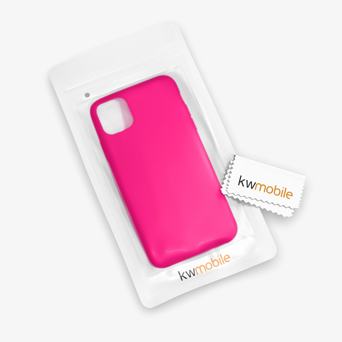 kwmobile Case for Apple iPhone 11 Pro Max - Silicone Cover - Wireless Charging Protective Case