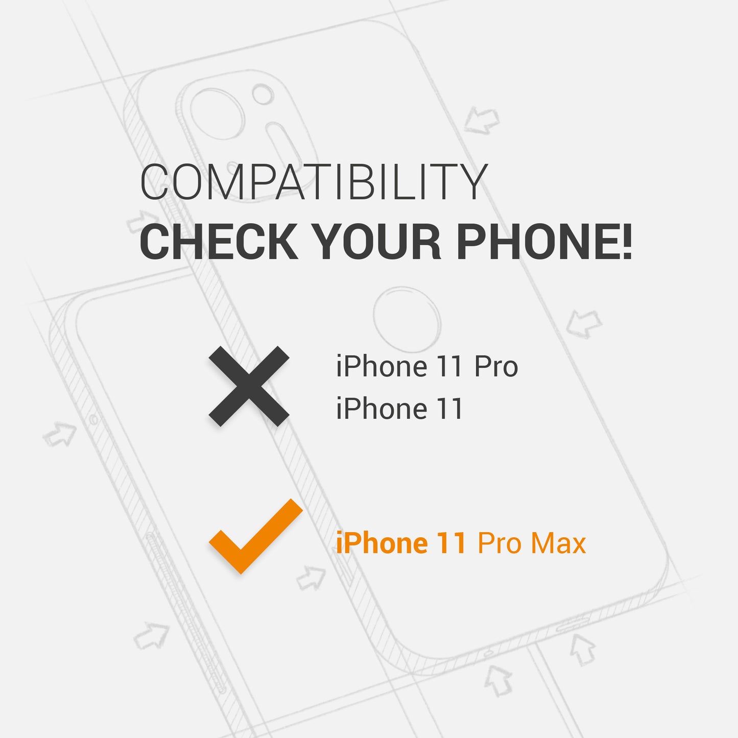 kwmobile Case for Apple iPhone 11 Pro Max - Silicone Cover - Wireless Charging Protective Case