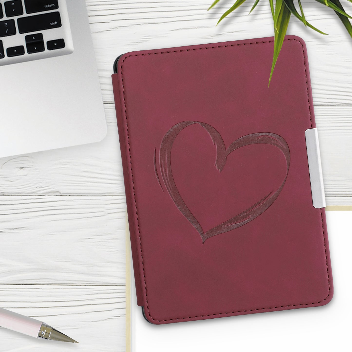 Faux Leather Case compatible with Amazon Kindle Paperwhite