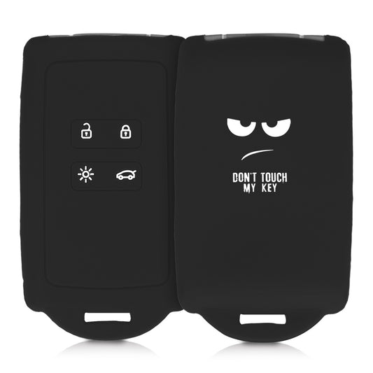kwmobile Car Key Shell compatible with Renault 4-Button Smart Key (Keyless Go only) Protective Cover