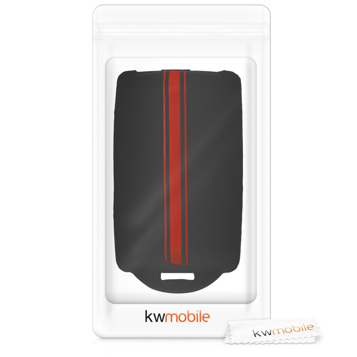 kwmobile Car Key Shell compatible with Renault 4-Button Smart Key (Keyless Go only) Protective Cover