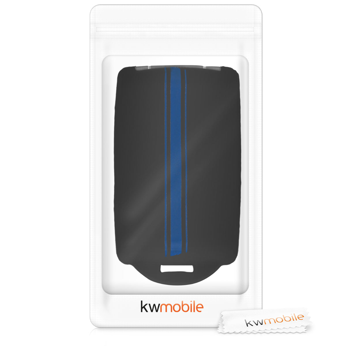 kwmobile Car Key Shell compatible with Renault 4-Button Smart Key (Keyless Go only) Protective Cover