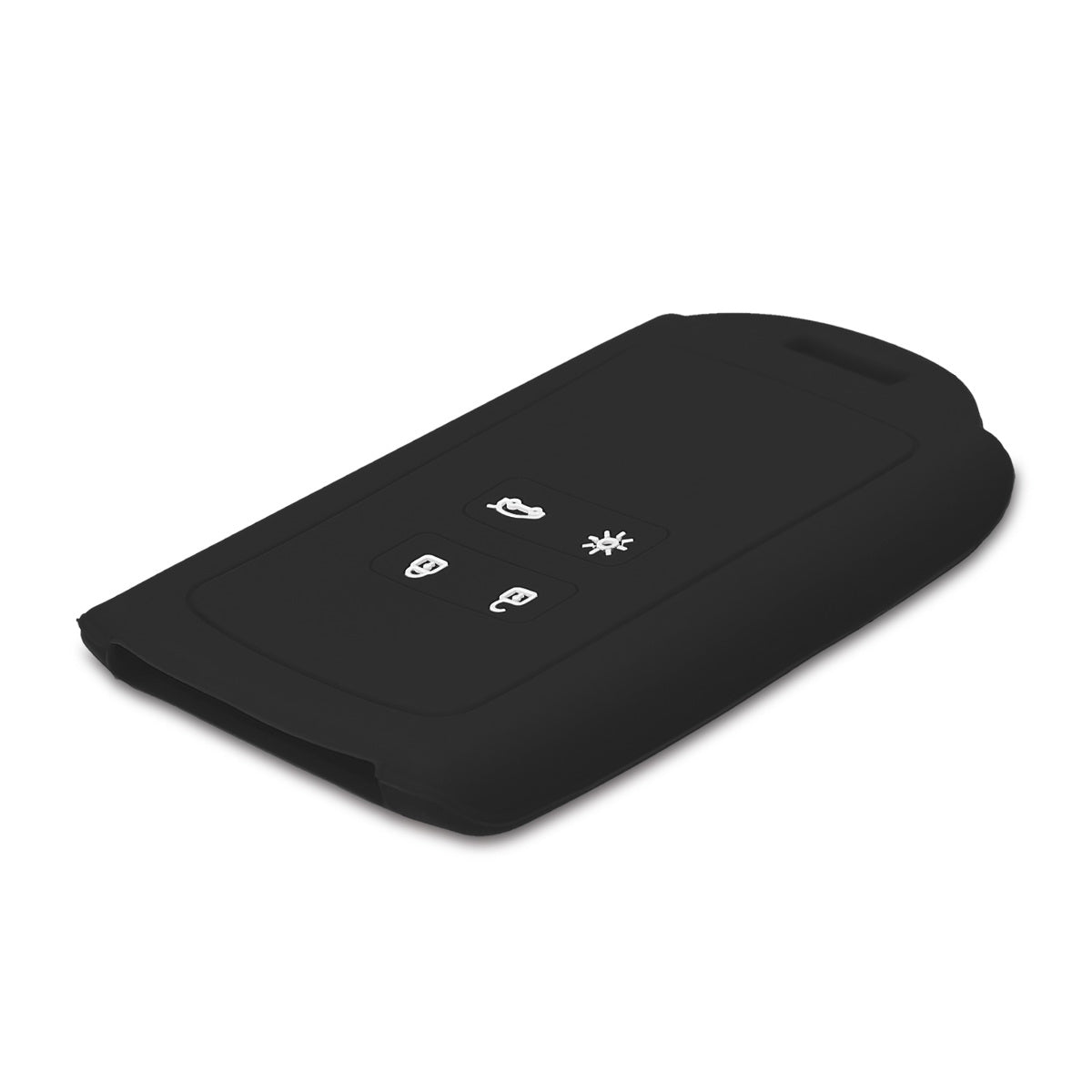 kwmobile Car Key Shell compatible with Renault 4-Button Smart Key (Keyless Go only) Protective Cover