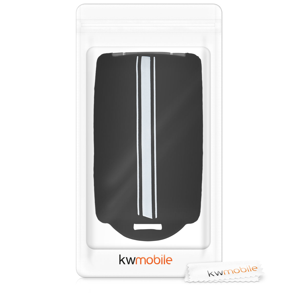 kwmobile Car Key Shell compatible with Renault 4-Button Smart Key (Keyless Go only) Protective Cover