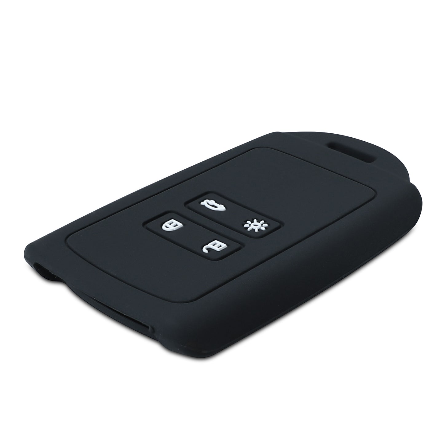 kwmobile Car Key Shell compatible with Renault 4-Button Smart Key (Keyless Go only) Protective Cover