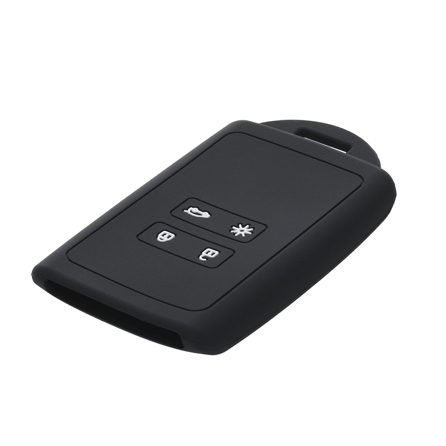kwmobile Car Key Shell compatible with Renault 4-Button Smart Key (Keyless Go only) Protective Cover