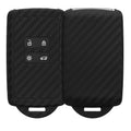 kwmobile Car Key Shell compatible with Renault 4-Button Smart Key (Keyless Go only) Protective Cover